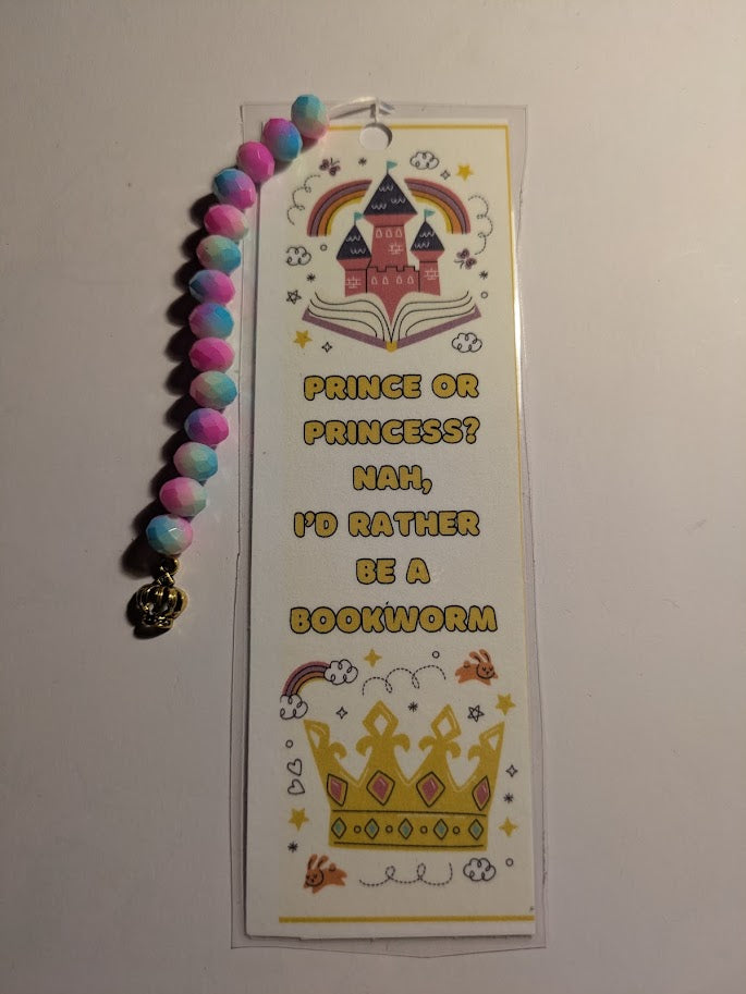 Prince or Princess bookmark