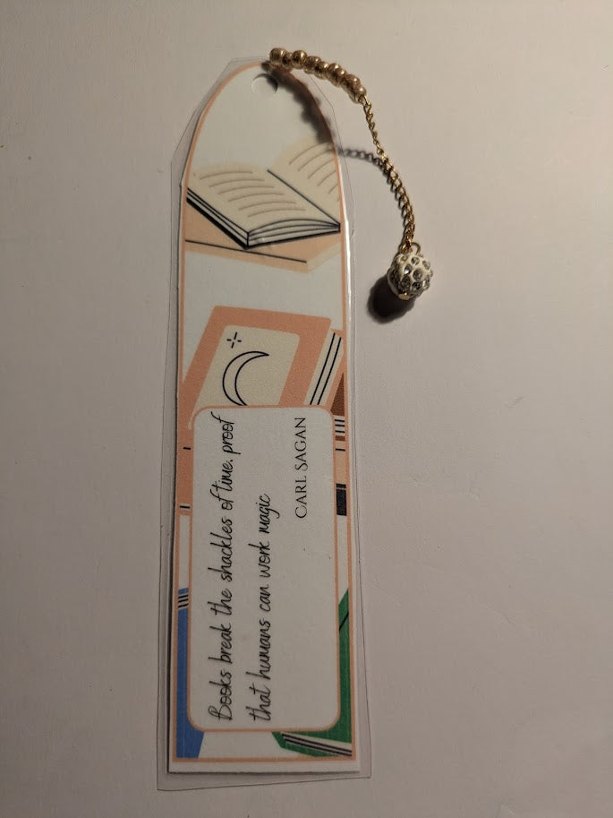 Carl Sagan bookmark