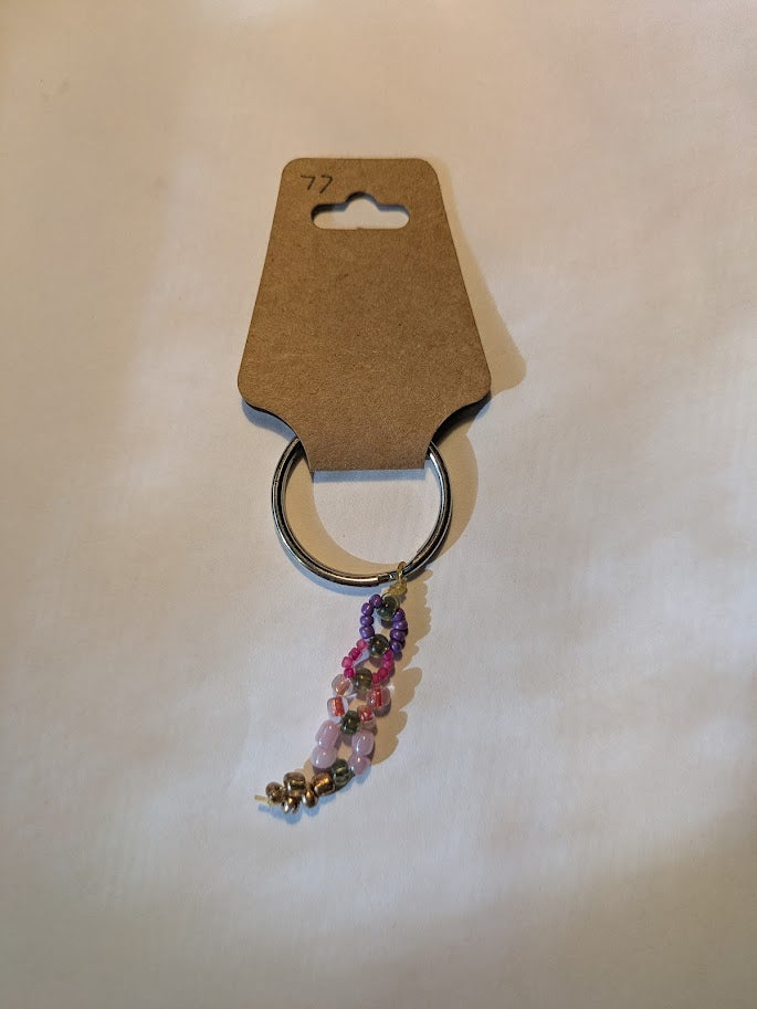 Rainbow Flower Keychain