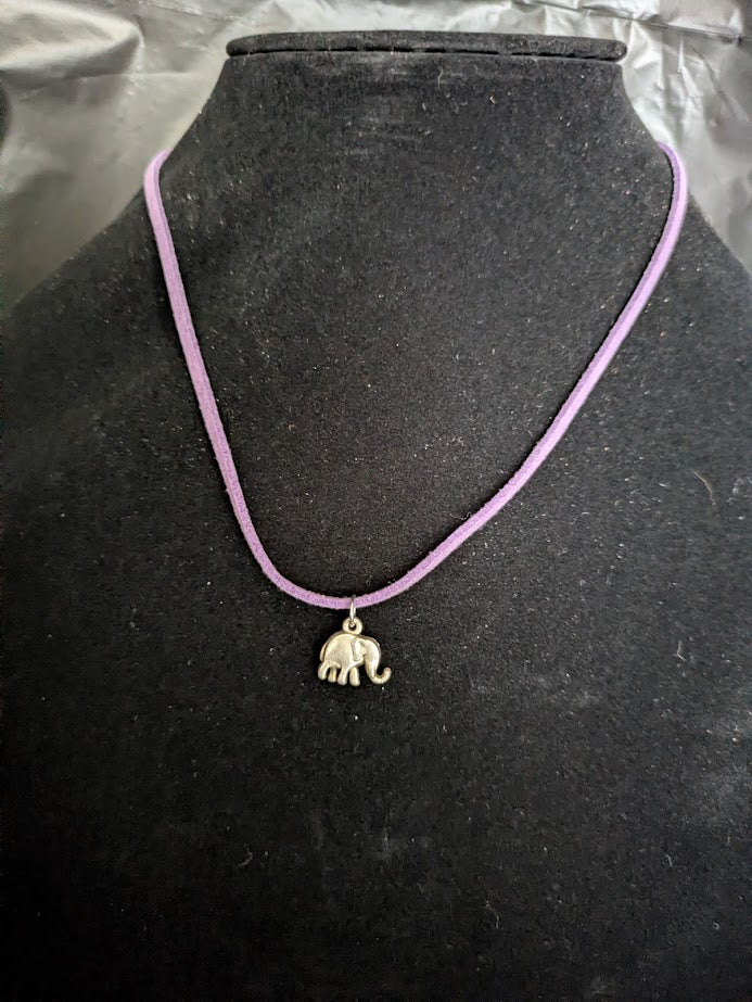 Purple cord with elephant