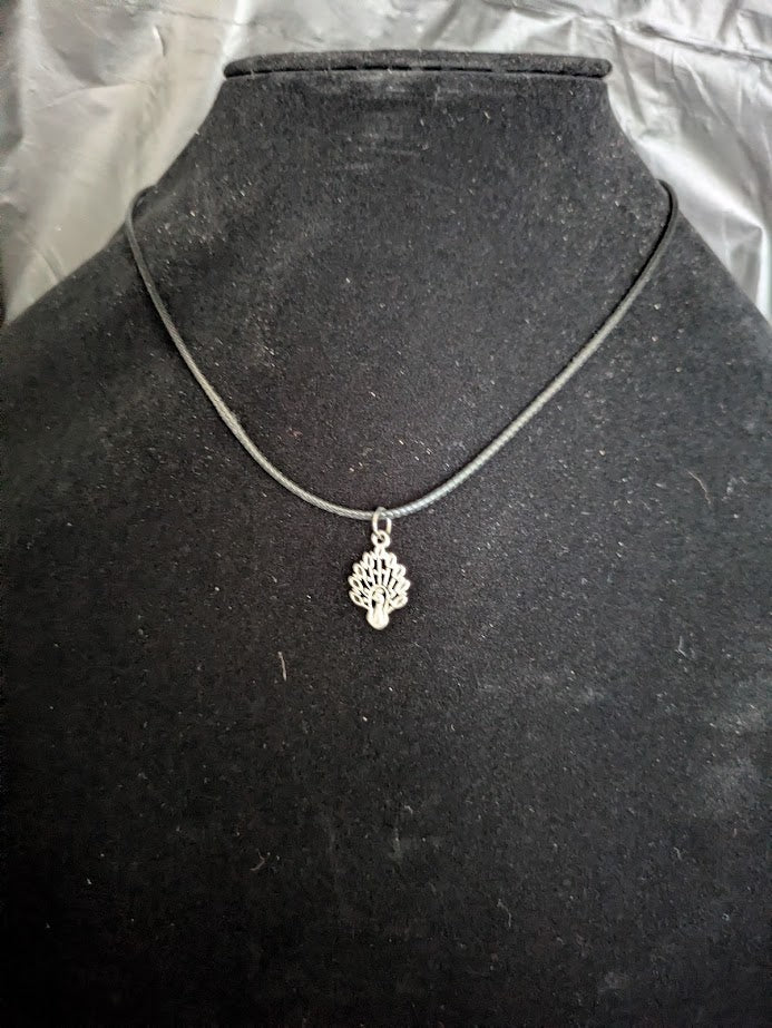 Black cord with Peacock