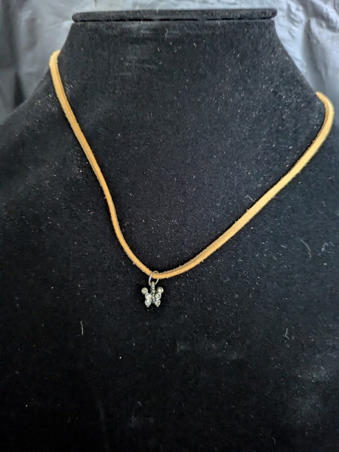 Yellow cord diamond butterfly