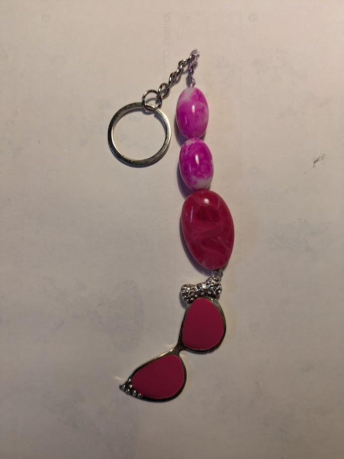 Pink White Sunglasses