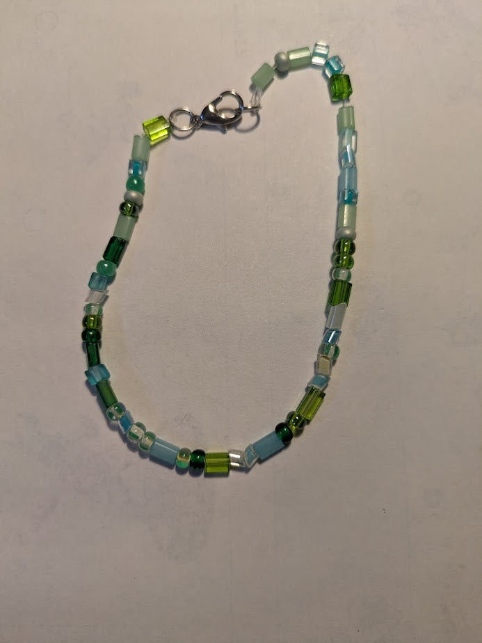 Green Assorted Beads