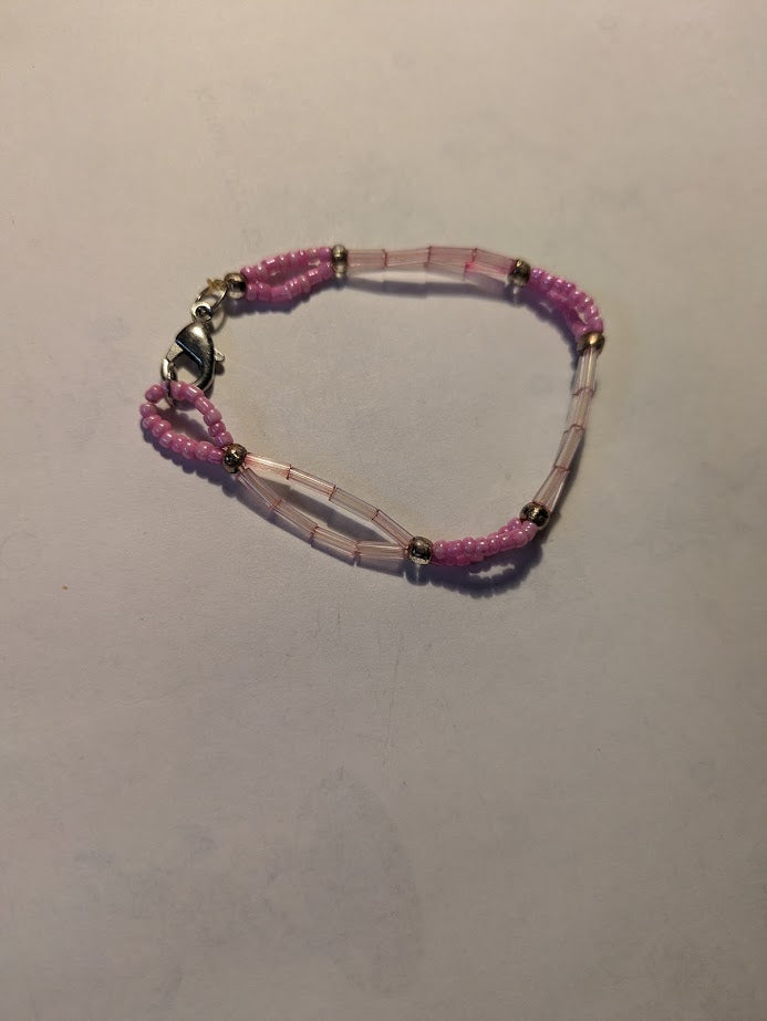 Pink Beaded Loop