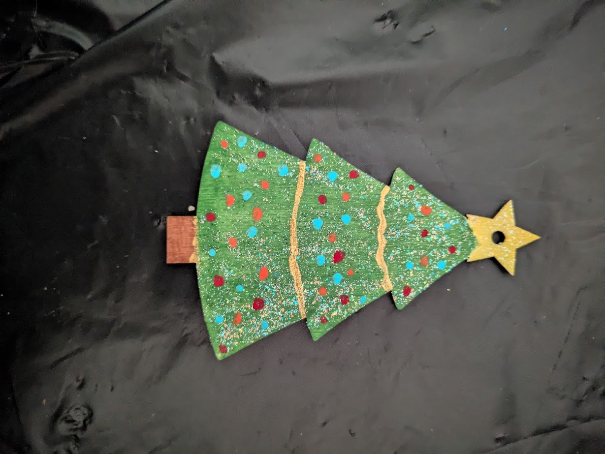 Christmas tree with Paint