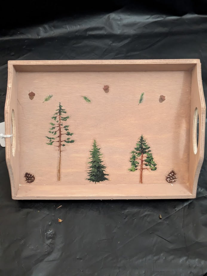 Small Pine Tree Tray
