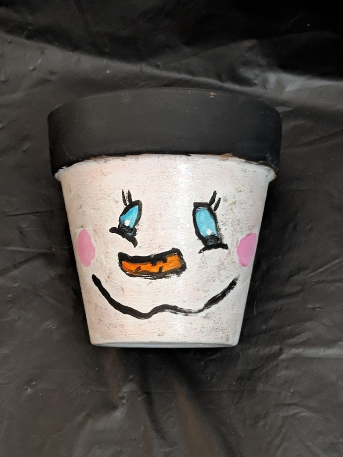 Snowman Flowerpot