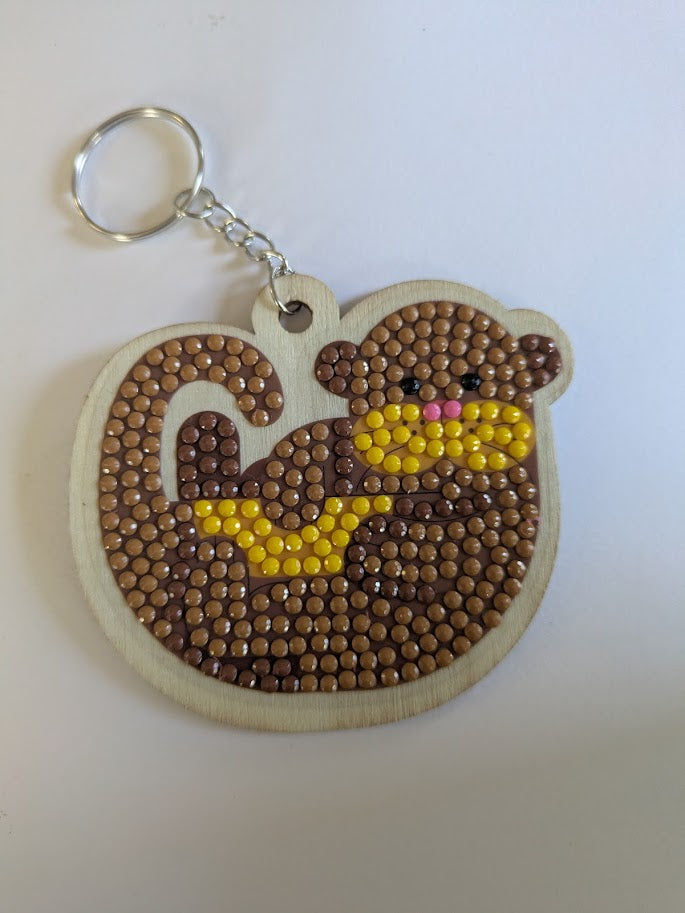 Otter Diamond Keychain
