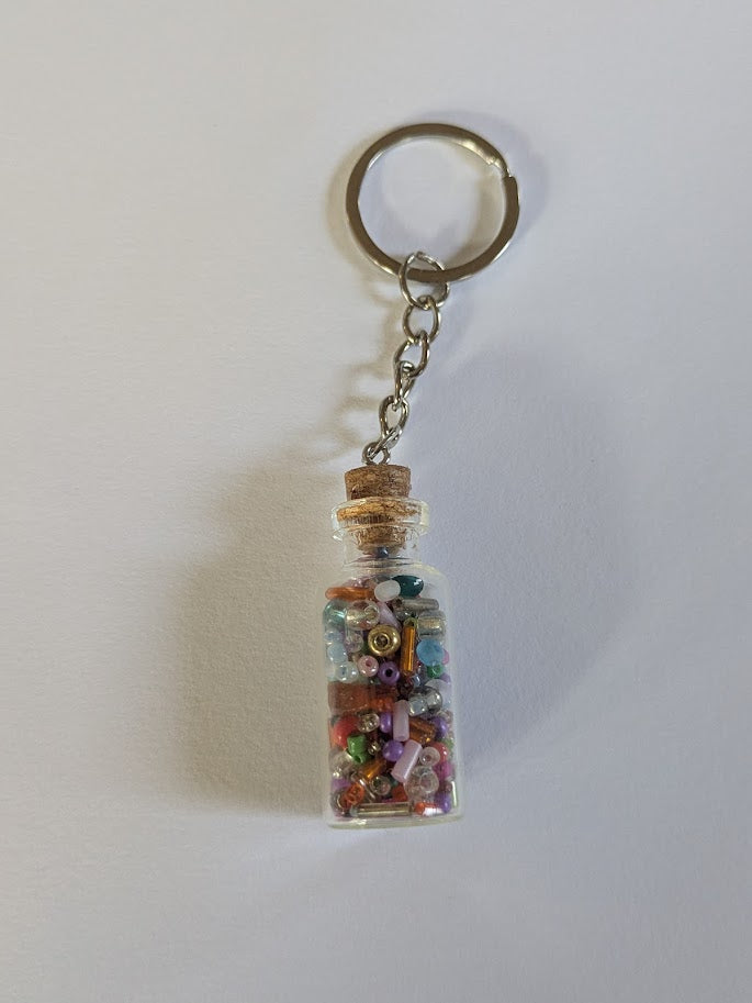 Jar of beads Keychain