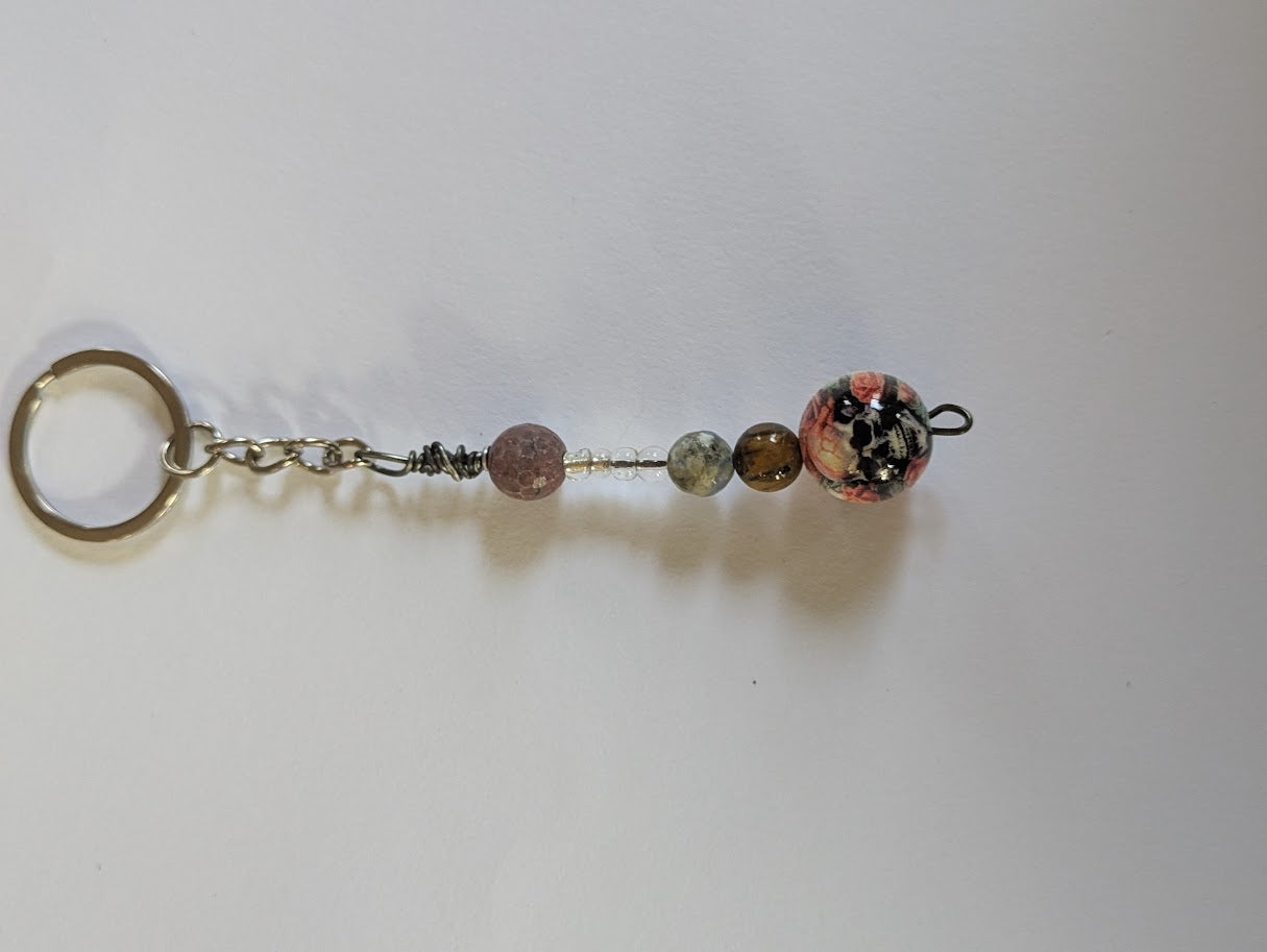 Dark Skull Keychain
