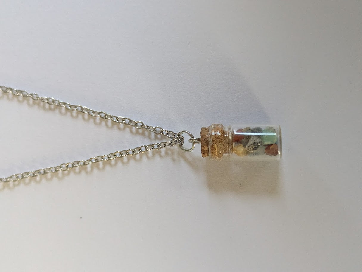 Jar of stones and gems Necklace