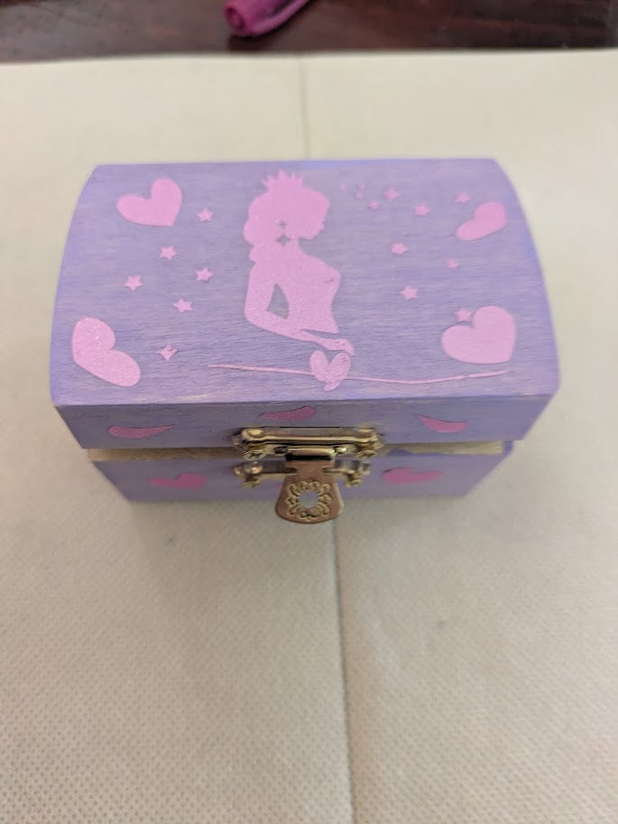Wooden small Jewelry Box