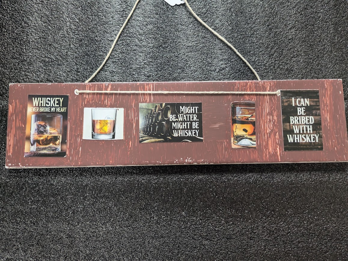 Ceramic Sign Whiskey
